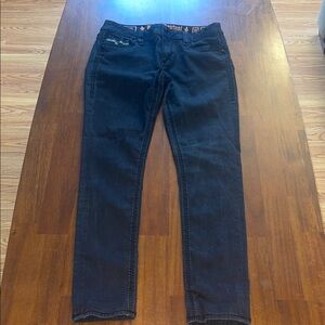 Rock Revival ladies black Betty Easy Skinny jeans. Size 30.